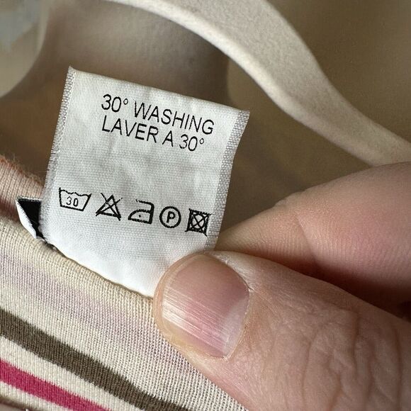 Sonia Rykiel Paris Striped Button Cardigan Sweater XXL Multicolor Knit Retro Y2K - Picture 7 of 8